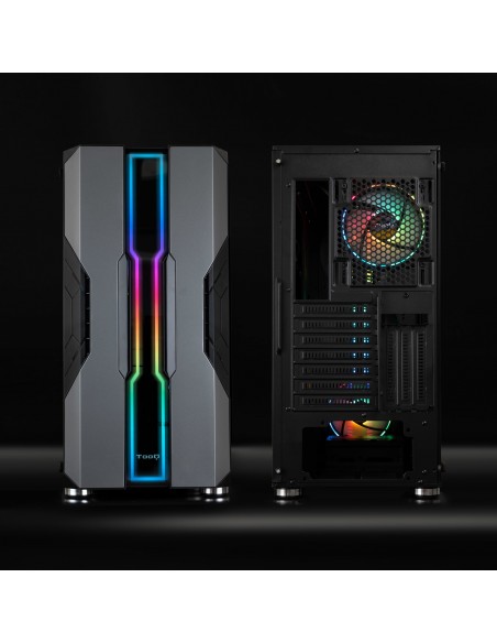 TooQ Caja Semitorre Gaming TQGCC103-B “NIGHTCITY” Negra TooQ Caja Semitorre Gaming TQGCC103-B “NIGHTCITY” Negra