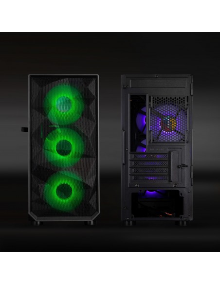 TooQ Caja Minitorre Gaming SEIZURE Negra