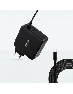 TooQ TQLC-USBC90PD adaptador e inversor de corriente Auto 90 W Negro