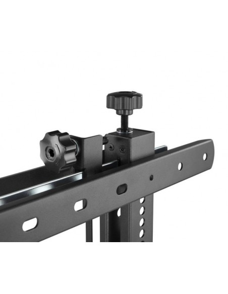 Equip 650352 soporte para monitor 177,8 cm (70") Negro Pared