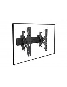 Equip 650355 soporte para pantalla de señalización 165,1 cm (65") Negro 2