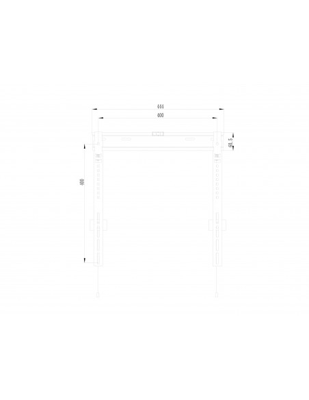 Equip 650363 soporte para pantalla de señalización 139,7 cm (55") Negro