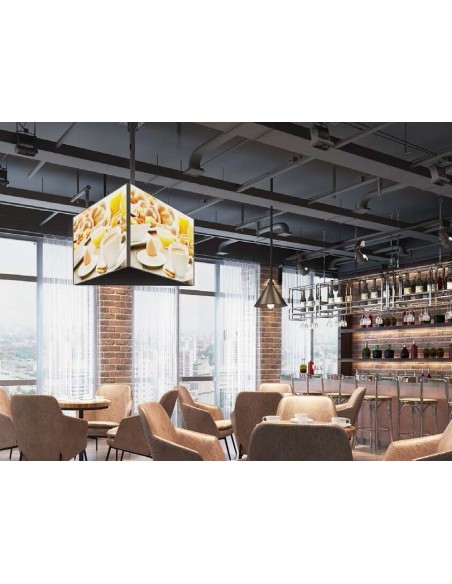 Equip 650370 soporte para pantalla de señalización 165,1 cm (65") Negro