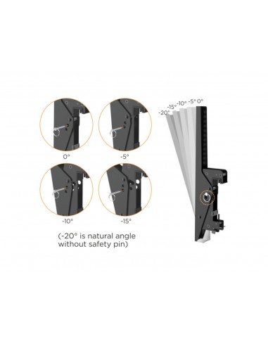 Equip 650374 soporte para TV 127 cm (50") Negro, Plata