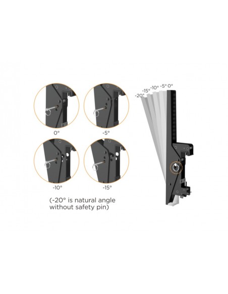 Equip 650374 soporte para TV 127 cm (50") Negro, Plata