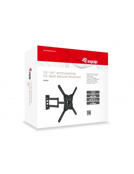 Equip 650407 soporte para TV 139,7 cm (55") Negro