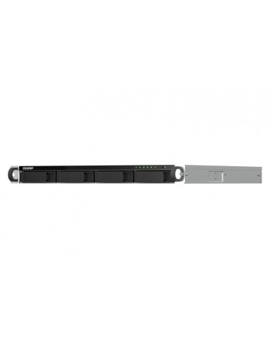 QNAP TS-464U-RP NAS Bastidor (1U) Ethernet Negro N5095