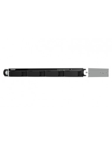 QNAP TS-464eU NAS Bastidor (1U) Ethernet Negro N5095