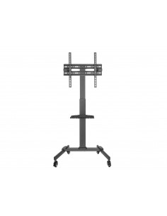 Equip 650607 mueble y soporte para dispositivo multimedia Negro Panel plano Carro multimedia 2