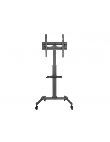 Equip 650607 mueble y soporte para dispositivo multimedia Negro Panel plano Carro multimedia