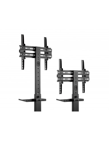 Equip 650607 mueble y soporte para dispositivo multimedia Negro Panel plano Carro multimedia