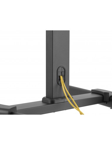 Equip 650607 mueble y soporte para dispositivo multimedia Negro Panel plano Carro multimedia