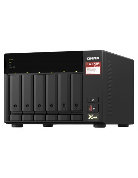 QNAP TS-673A NAS Torre Ethernet Negro V1500B