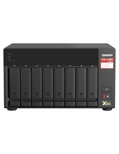 QNAP TS-873A NAS Torre Ethernet Negro V1500B