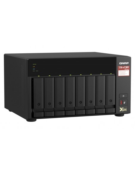 QNAP TS-873A NAS Torre Ethernet Negro V1500B