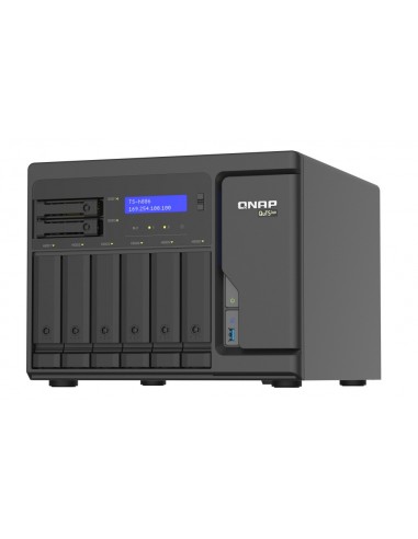 QNAP TS-h886 NAS Torre Ethernet Negro D-1602