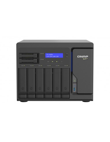 QNAP TS-h886 NAS Torre Ethernet Negro D-1602