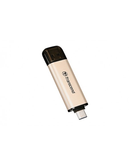 Transcend JetFlash 930C unidad flash USB 128 GB USB Type-A   USB Type-C 3.2 Gen 1 (3.1 Gen 1) Oro