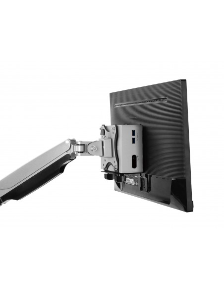 Equip 650890 soporte de CPU Soporte para instalación de CPU bajo mesa Negro