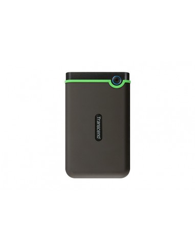 Transcend StoreJet 25M3C disco duro externo 2 TB Negro, Verde