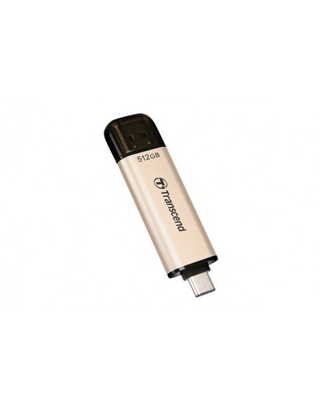 Transcend JetFlash 930C unidad flash USB 512 GB USB Type-A   USB Type-C 3.2 Gen 1 (3.1 Gen 1) Oro