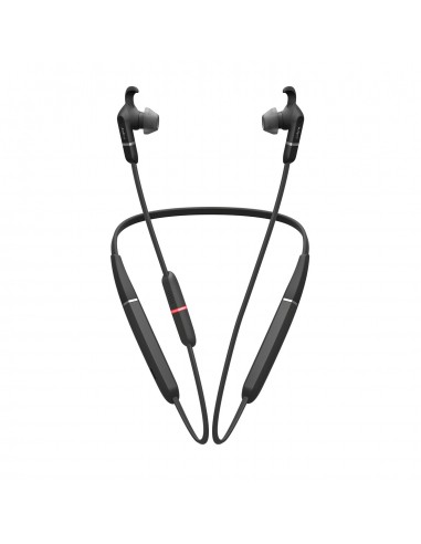 Jabra Evolve 65e MS & Link 370 Auriculares Inalámbrico Banda para cuello Oficina Centro de llamadas MicroUSB Bluetooth Negro