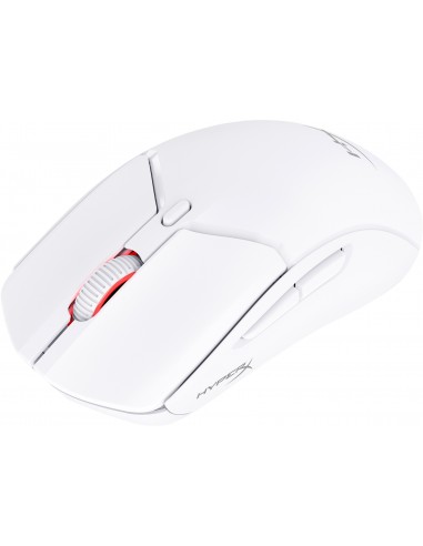 HyperX Pulsefire Haste 2  ratón gaming inalámbrico (blanco)