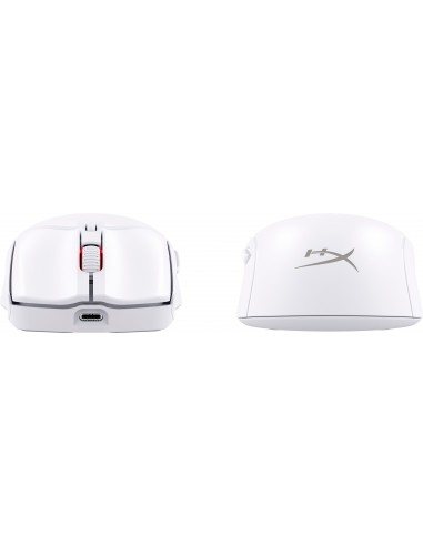 HyperX Pulsefire Haste 2  ratón gaming inalámbrico (blanco)