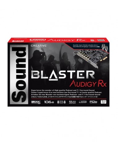 Creative Labs Sound Blaster Audigy Rx Interno 7.1 canales PCI-E