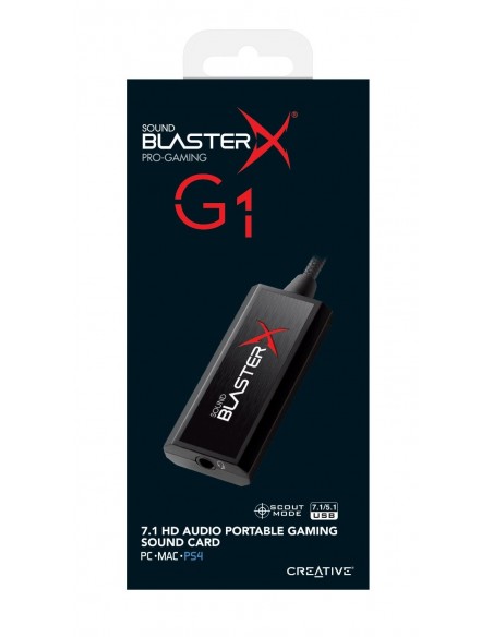 Creative Labs Sound BlasterX G1 7.1 canales USB