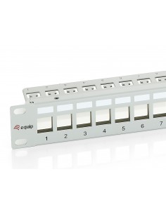 Equip 767124 panel de parcheo 1U 2