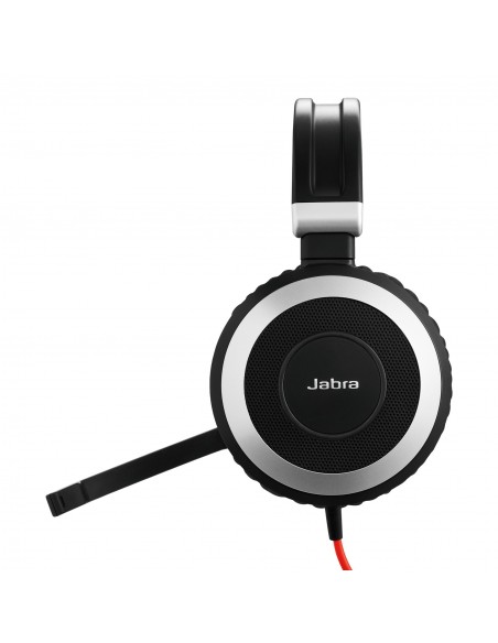 Jabra Evolve 80 UC Stereo Auriculares Alámbrico Diadema Oficina Centro de llamadas Bluetooth Negro