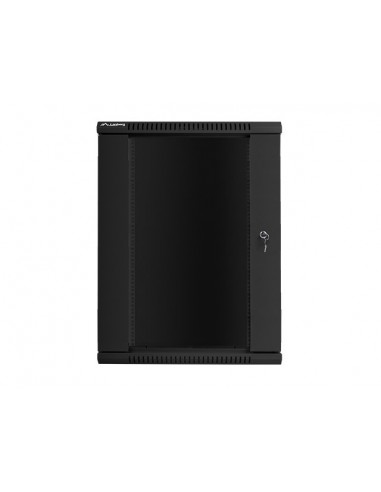 Lanberg WF01-6418-10B armario rack 18U Bastidor de pared Negro