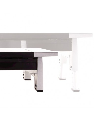 Fellowes Office Suites 71,1 cm (28") Negro, Plata Escritorio