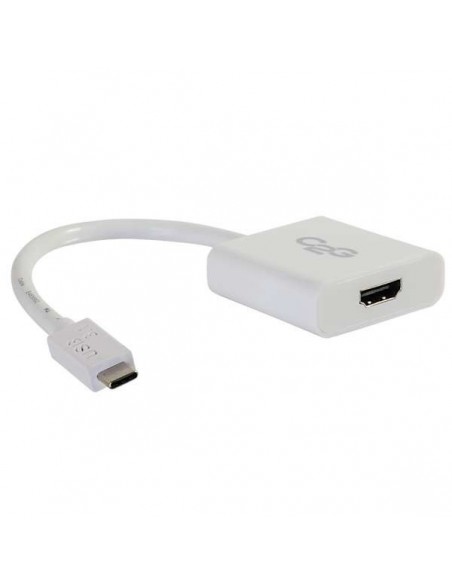 C2G USB3.1-C HDMI Adaptador gráfico USB 3840 x 2160 Pixeles Blanco