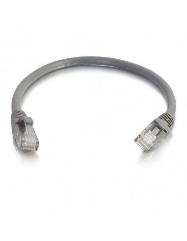 C2G Cable de conexión de red de 2 m Cat5e sin blindaje y con funda (UTP), color gris