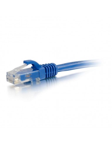 C2G Cable de conexión de red de 0,3 m Cat5e sin blindaje y con funda (UTP), color azul