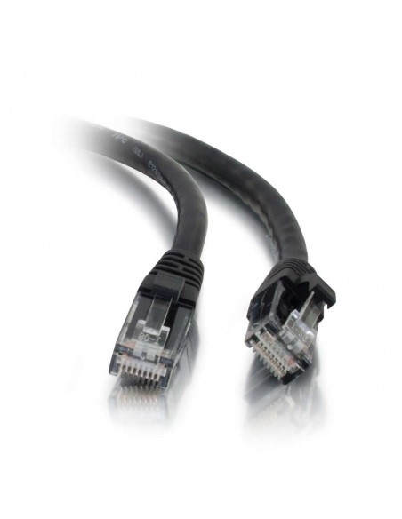 C2G Cable de conexión de red de 0,5 m Cat5e sin blindaje y con funda (UTP), color negro C2G Cable de conexión de red de 0,5 m Cat5e sin blindaje y con funda (UTP), color negro