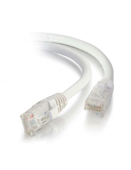 C2G Cable de conexión de red de 3 m Cat5e sin blindaje y con funda (UTP), color blanco C2G Cable de conexión de red de 3 m Cat5e sin blindaje y con funda (UTP), color blanco