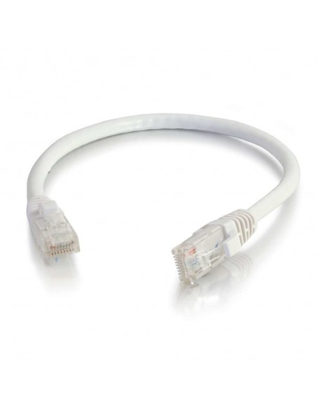 C2G Cable de conexión de red de 3 m Cat5e sin blindaje y con funda (UTP), color blanco C2G Cable de conexión de red de 3 m Cat5e sin blindaje y con funda (UTP), color blanco