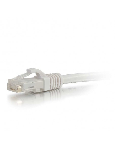C2G Cable de conexión de red de 3 m Cat5e sin blindaje y con funda (UTP), color blanco