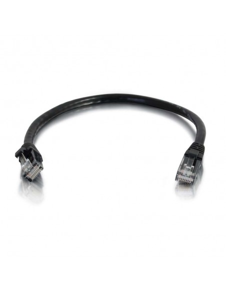 C2G Cable de conexión de red de 2 m Cat6 sin blindaje y con funda (UTP), color negro