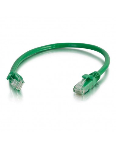 C2G Cable de conexión de red de 2 m Cat6 sin blindaje y con funda (UTP), color verde