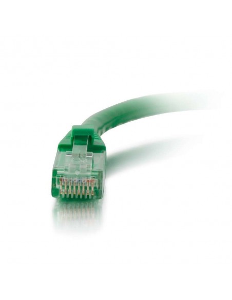 C2G Cable de conexión de red de 3 m Cat6 sin blindaje y con funda (UTP), color verde