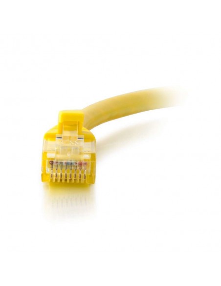 C2G Cable de conexión de red de 0,5 m Cat6 sin blindaje y con funda (UTP), color amarillo