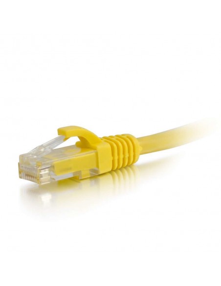 C2G Cable de conexión de red de 2 m Cat6 sin blindaje y con funda (UTP), color amarillo