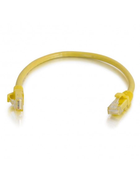 C2G Cable de conexión de red de 3 m Cat6 sin blindaje y con funda (UTP), color amarillo