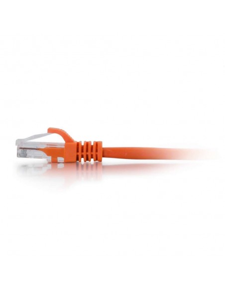 C2G Cable de conexión de red de 2 m Cat6 sin blindaje y con funda (UTP), color naranja