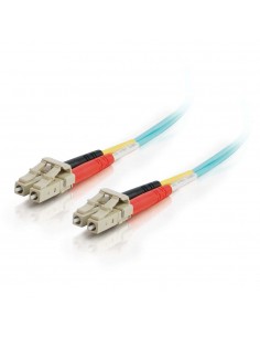 C2G 85553 cable de fibra optica 7 m LC OFNR Turquesa