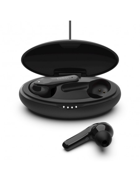 Belkin SOUNDFORM Move Plus Auriculares Inalámbrico Dentro de oído Música Bluetooth Negro